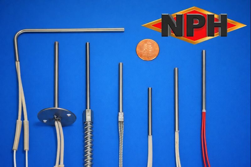 Small-Miniature-0.125, 2 mm-6 mm Petit Cartridge Heaters